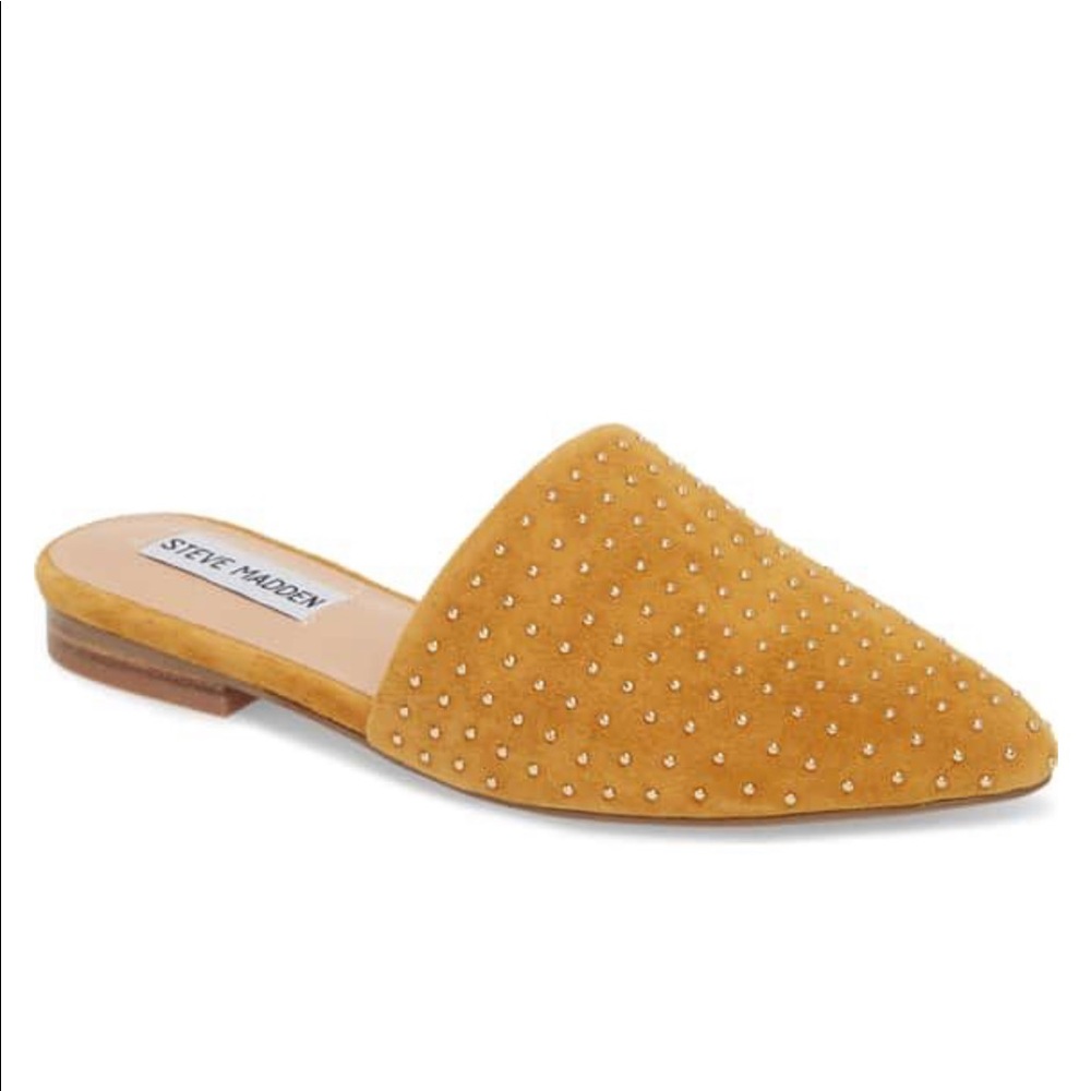 Steve Madden Mustard Trace Mules